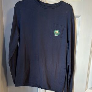Vineyard Vines Blue Long Sleeve Tee Casual Crew Neck